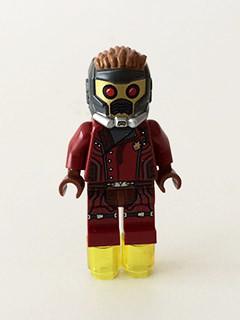 LEGO Minifigure-Star-Lord - Mask, Jacket with Side Buttons-Super Heroes / Guardians of the Galaxy-SH123-Creative Brick Builders